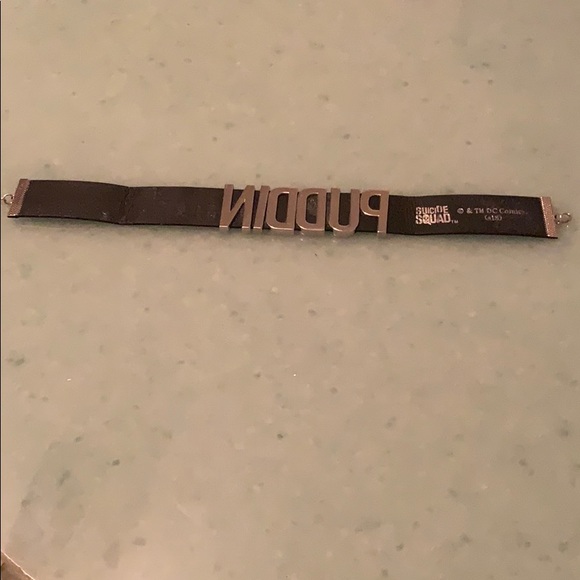 Harley Quinn Puddin collar black silver hardware - Picture 9 of 9